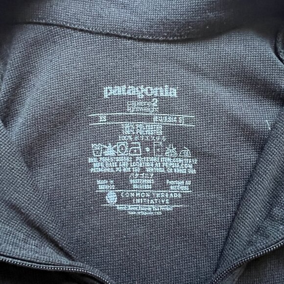 Patagonia Black Capilene2 Light Silkweight Zip-Neck Baselayer L/S Top‎ | Size XS - Picture 2 of 8